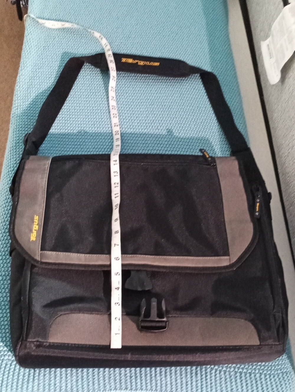 Targus Black and Grey  Messenger Bag with Padded Strap